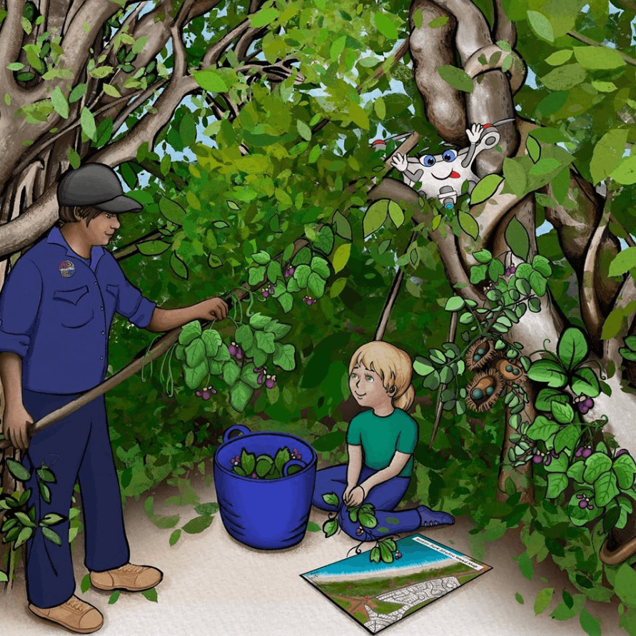 STEM book Pippa and Dronie illustration