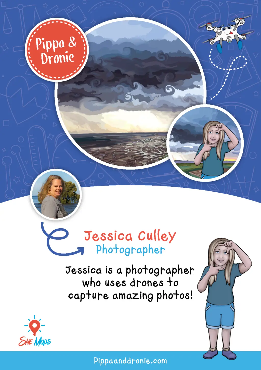 She Maps pippa & dronie a4 poster all web page 5