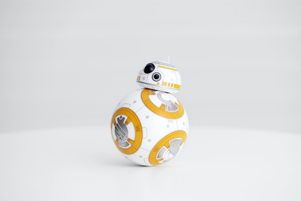 BB8 android from Star Wars The Force Awakens
