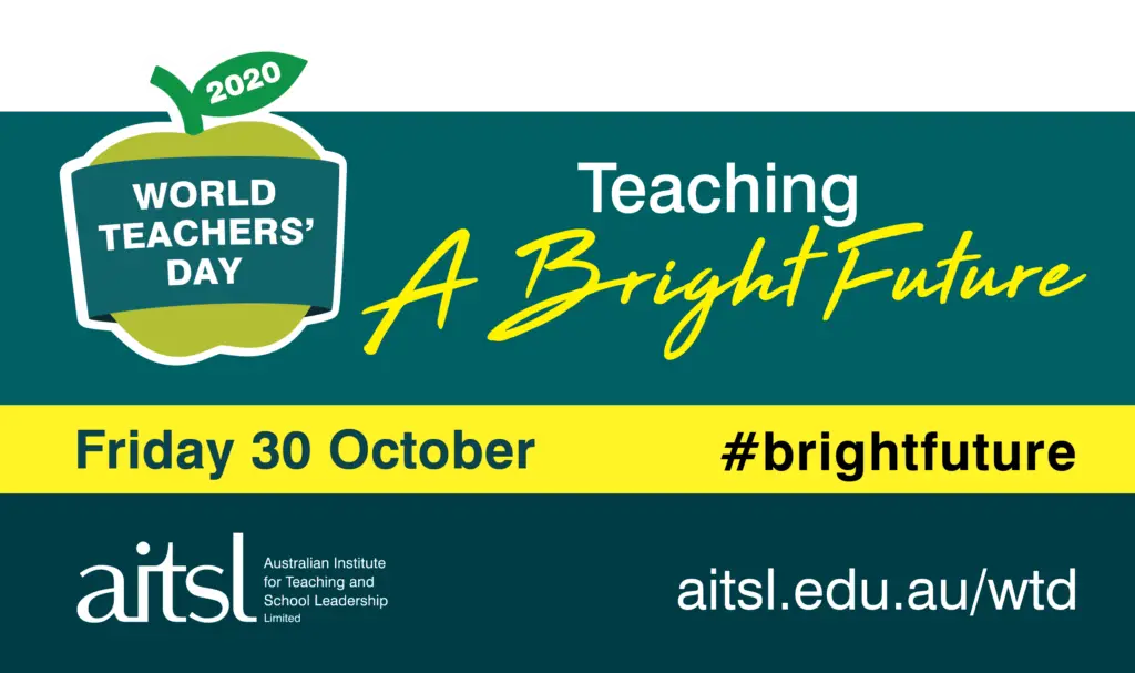 World Teachers' Day 2020 banner