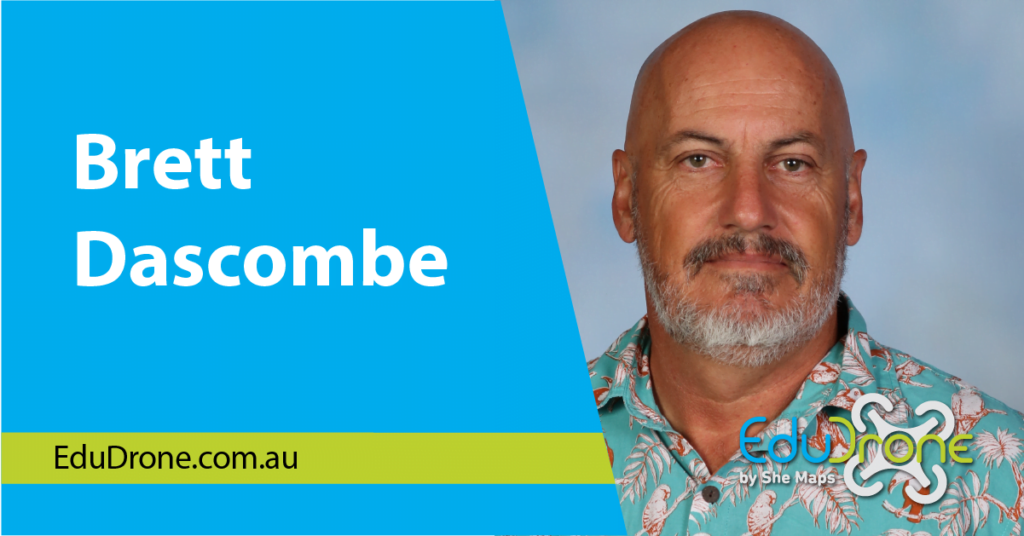 Edudrone keynote speaker, geography teacher and GIS expert Brett Dascombe