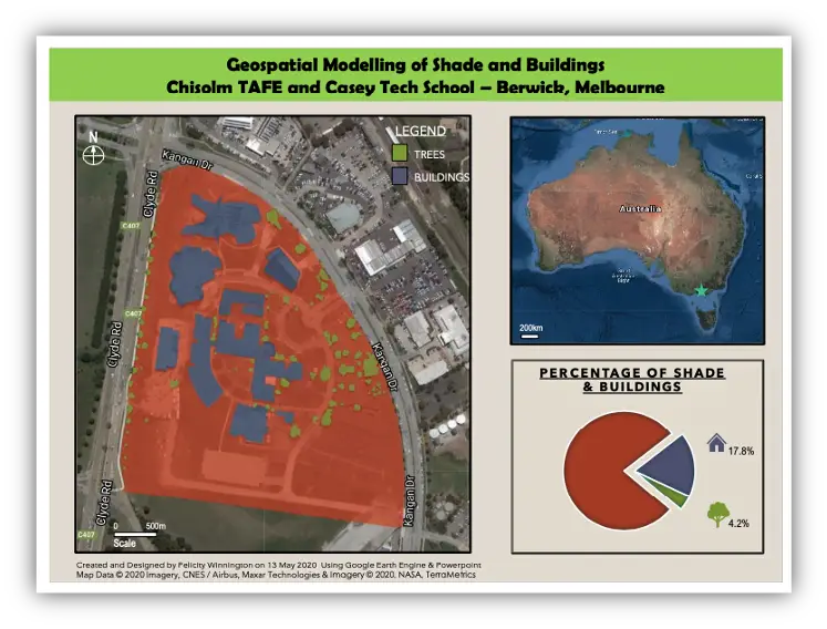 mapping for kids GIS modelling of Chisolm TATE and Casey Tech