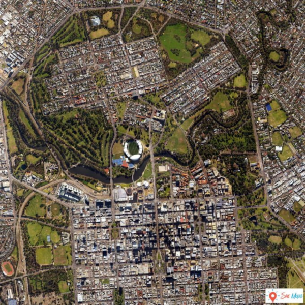 she maps adelaide aerial view image mat