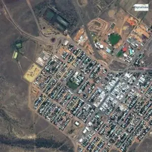 Longreach villages and landscape top view she maps image mat