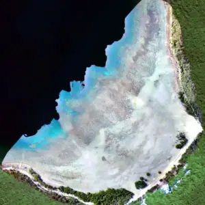 aerial view of Orpheus Island she maps