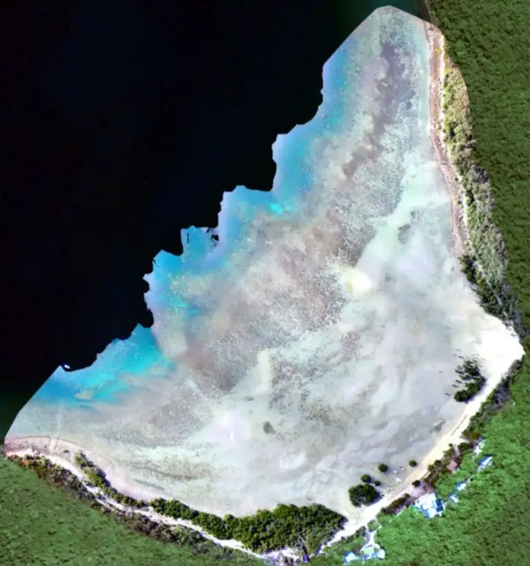 aerial view of Orpheus Island she maps