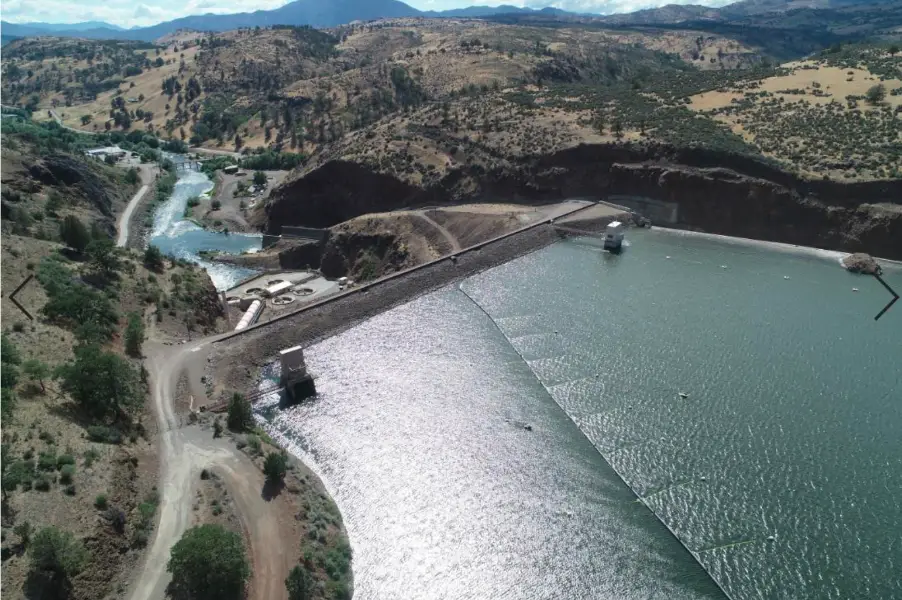 Drones for River Restoration iron gate dam