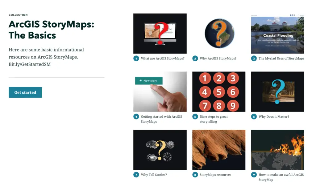 arcgis storymaps the basics
