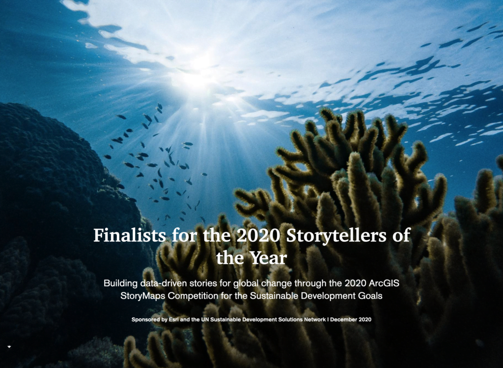 ArcGIS StoryMaps esri storytellers 2020 storymaps