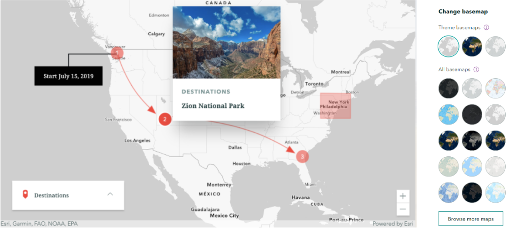 ArcGIS StoryMaps express maps with arcgis storymaps