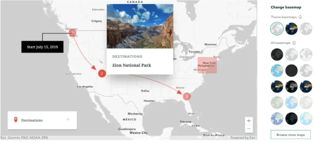 ArcGIS StoryMaps express maps with arcgis storymaps