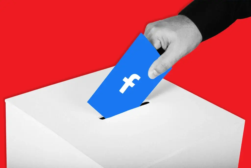 man inserting a blank vote