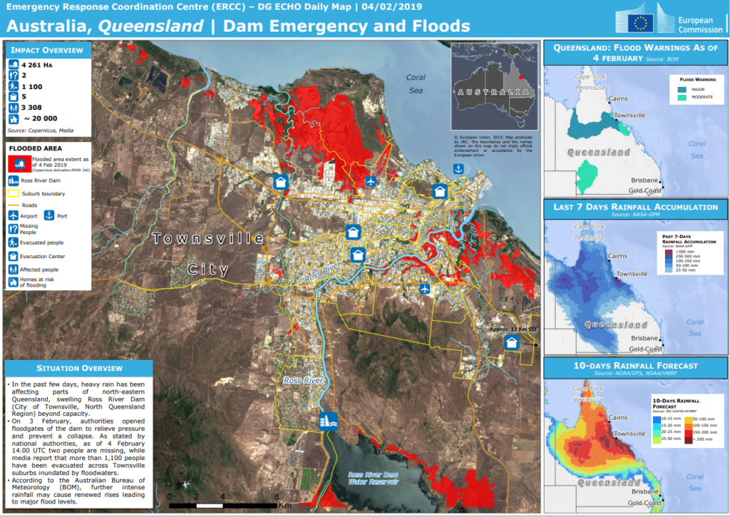 gis important information about a flood emergency source eu copernicus mapping