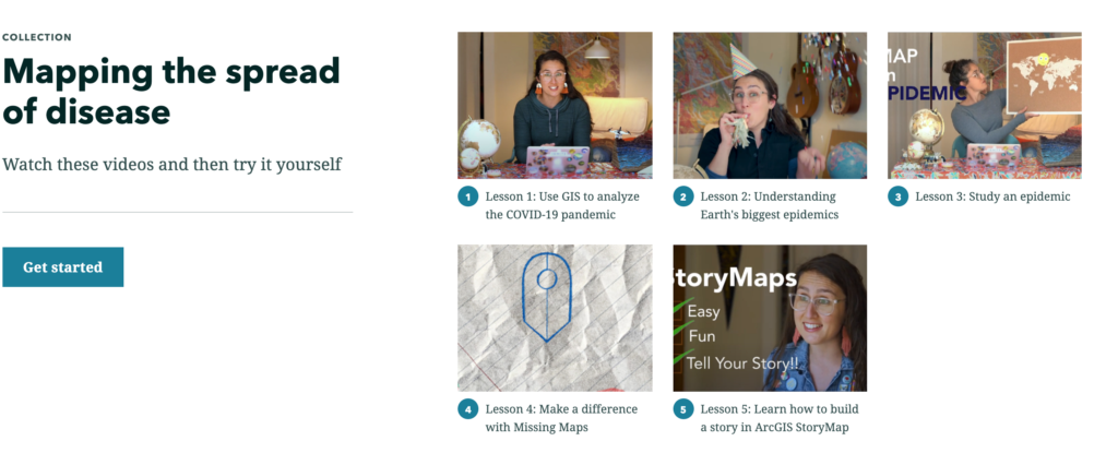 ArcGIS StoryMaps mapping diseases video series