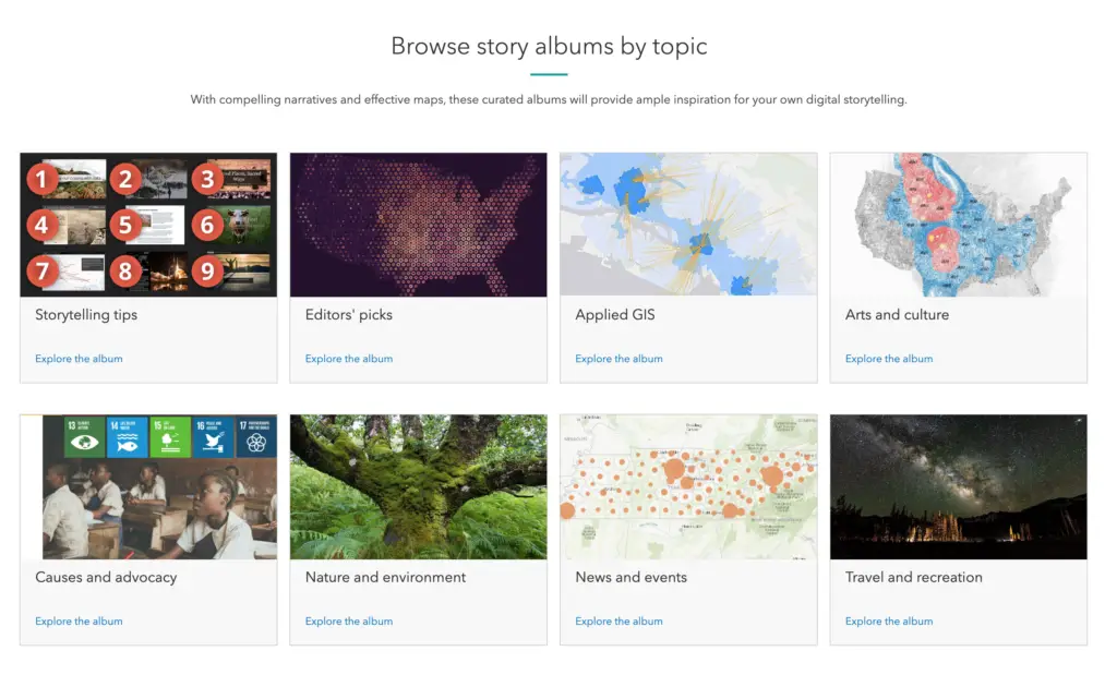 ArcGIS StoryMaps Gallery