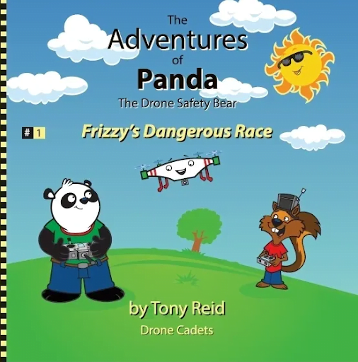 STEM childrens book The Adventures of Panda the drone safety bear