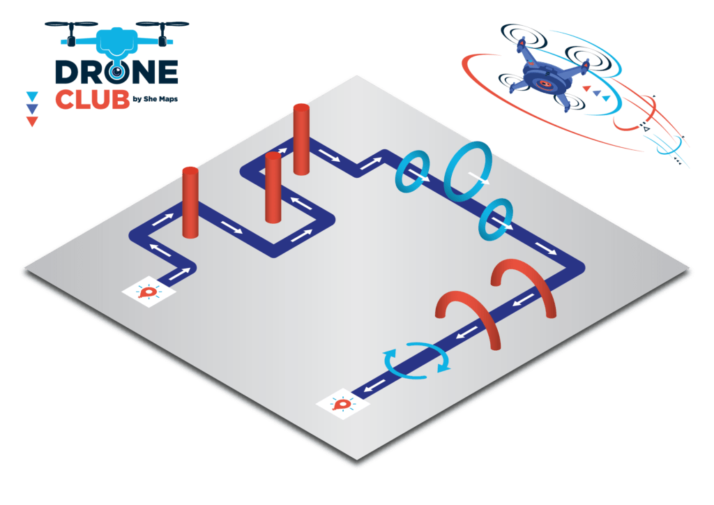 drone club obstacle course