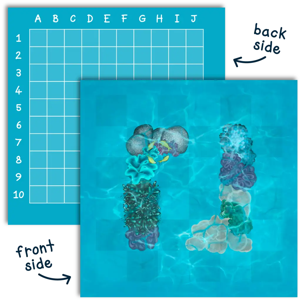 Pippa and Dronie image mat double sided