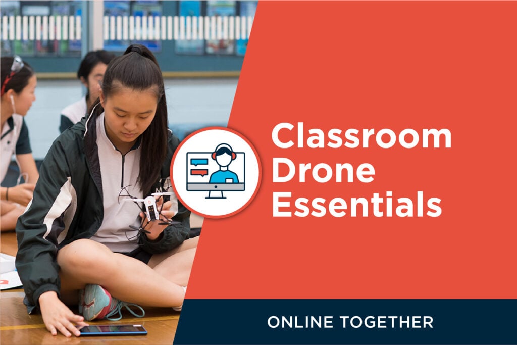 Classroom drone essential online together banner