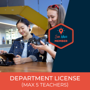she maps membership department license (max 5 teachers)