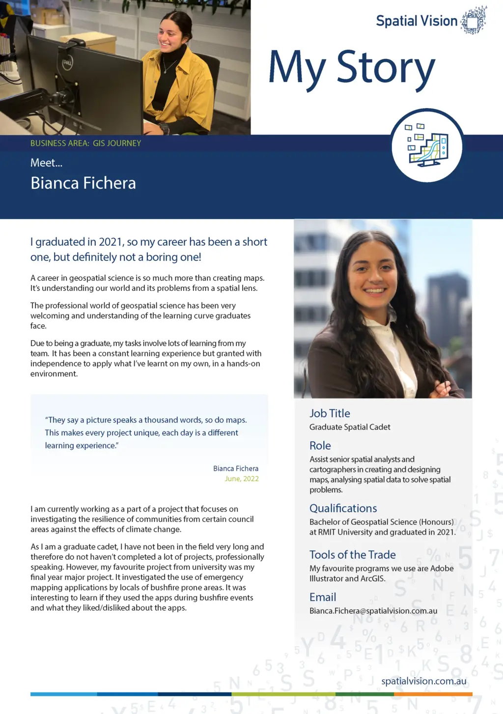 staff profile bianca fichera