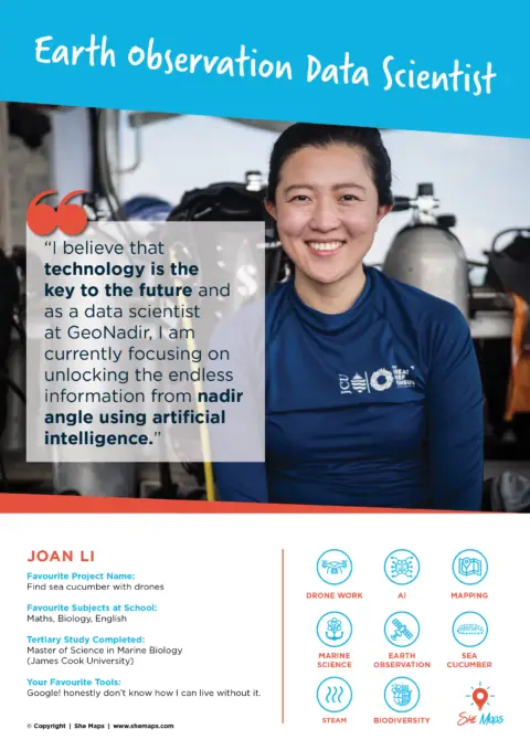 Drone Earth observation Data Specialist Joan Li