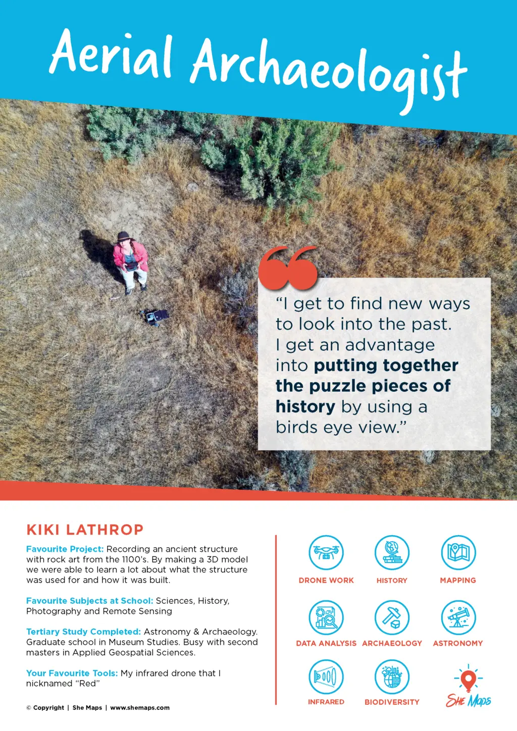 Drone Aerial Archeologist Kiki Lathrop 1