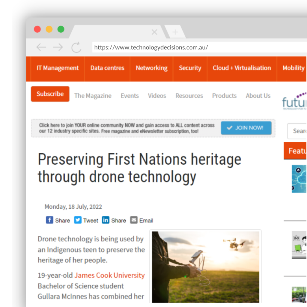 preserving first nations heritage through drone technology