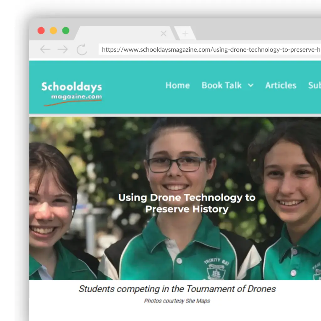 school days magazine july 14th, 2022 Students competing in the Tournament of Drones