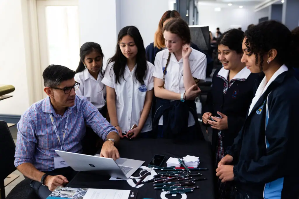 She Maps students coding