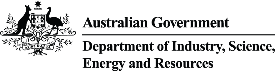 Australian Government Department of Industry, Science, Energy and Resources logo She Maps partner