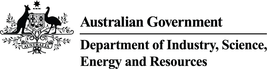 Australian Government Department of Industry, Science, Energy and Resources logo She Maps partner