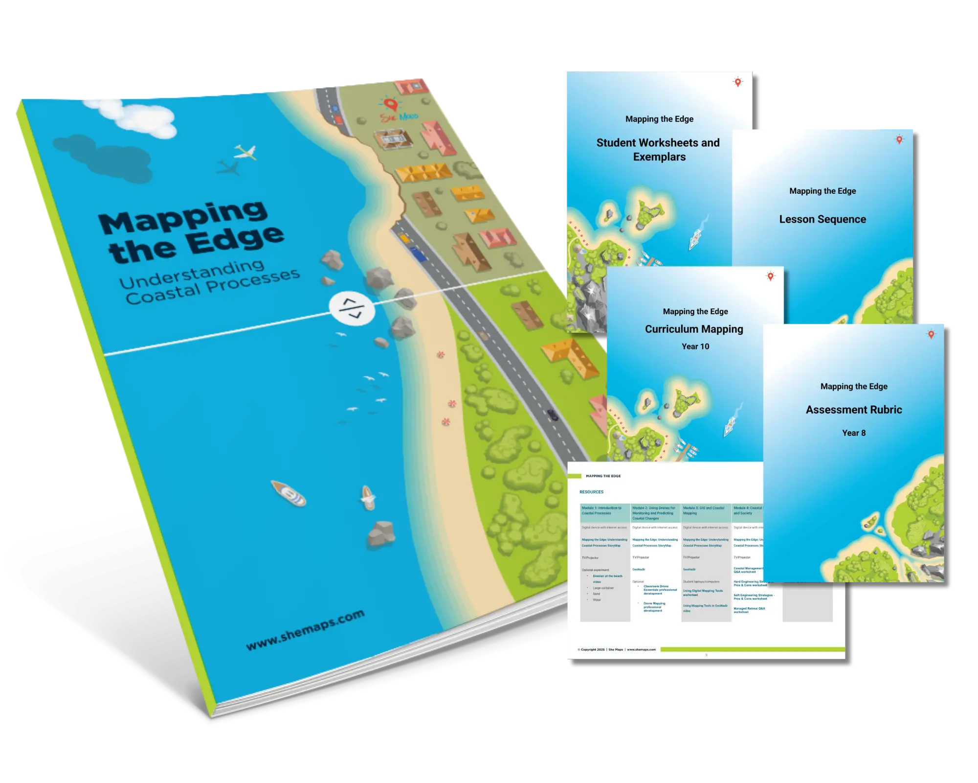 Mapping the Edge educational resources covers.
