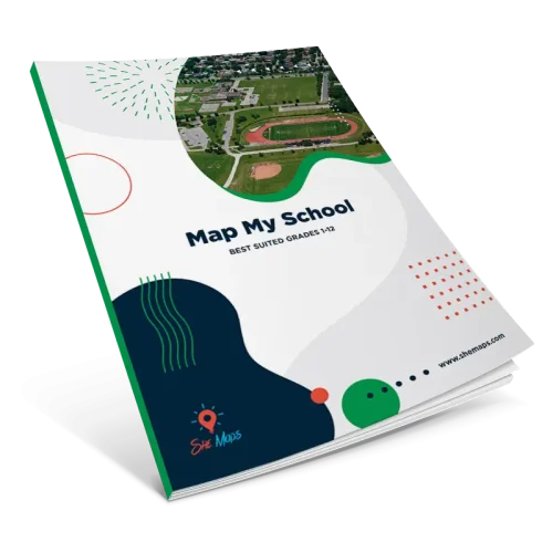 Book cover: Map My School, grades 1-12.