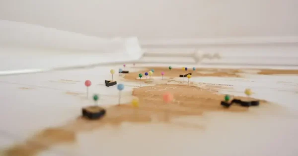 university based mapping clubs pin