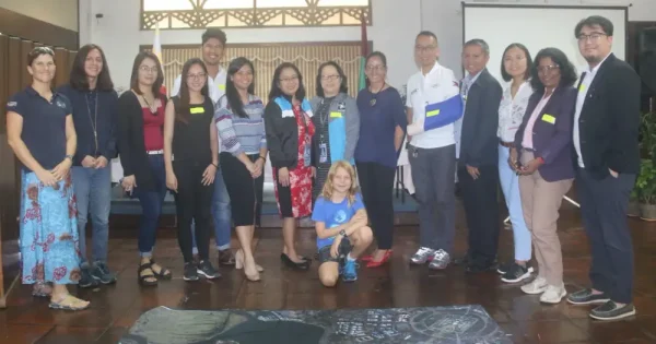 She Maps STEM Professional Development team with youth development coordinators from Philippines